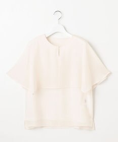 J.PRESS LADIES 【洗える】シアーサッカーチェック カットソー