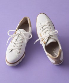 Dominic3 サイドジップレザースニーカー