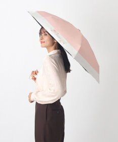 MOONBAT 【WEB限定】PAUL & JOE 晴雨兼用日傘 折りたたみ傘 バイカラー×クリザンテーム ／ 遮熱 遮光 UV