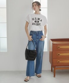 WEGO 【ANGIE VINTAGE】カレッジロゴプリントTee