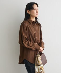 CRAFT STANDARD BOUTIQUE オーバーサイズサテンシャツ