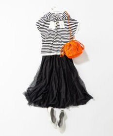 23区 L 【WEB限定/洗える】エアリーチュール スカート