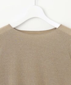 自由区 L 【洗える】ラメシアー トップス