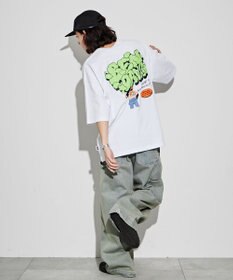 WEGO 【ユニセックス着用ITEM/綿100％/SMLサイズ】別注ベンデイビスプランプロゴT