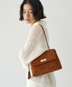 russet スエードフラップミニトートバッグ(CE-1722-WEB)