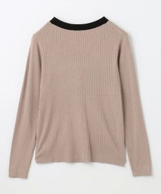 ANY 【洗える】Vネック リブニット