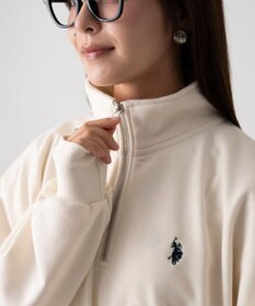 WEGO 【WEB限定/25年秋冬新作/ユニセックス着用ITEM】別注USPOLOハーフZIPPO