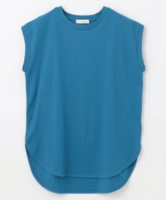 ANY L 【接触冷感/UVケア】ビューティベーシックノースリーブテールTシャツ