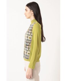 DAKS リバティプリント コンビハイネックプルオーバー