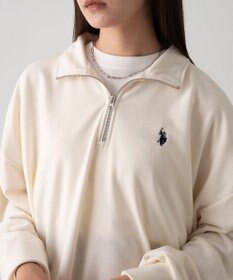 WEGO 【WEB限定/25年秋冬新作/ユニセックス着用ITEM】別注USPOLOハーフZIPPO