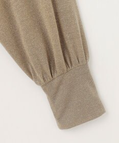 自由区 S 【洗える】ラメシアー トップス