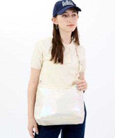 LeSportsac GRADIENT MEDIUM ZIP SHLDR/パーライズドグラディエントシャイン