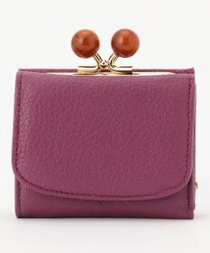 UNBILLION perche アクリル玉三つ折りミニサイフ