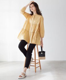 23区 【SLOW/洗える】SLOW DENIM タイトストレート デニム