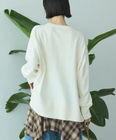 AMERICAN HOLIC 【WEB限定】バイパチサイドスリットニットプルオーバー