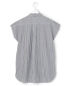 J.PRESS YORK STREET 【WOMEN】キャップスリーブ ストライプブラウス