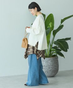 AMERICAN HOLIC 【WEB限定】バイパチサイドスリットニットプルオーバー