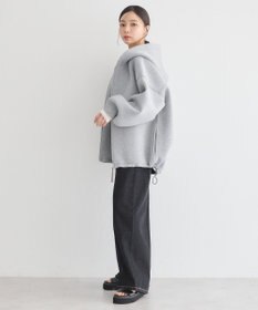 earth music&ecology フーディーダンボールジップブルゾン