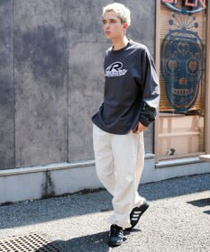 WEGO 【ウエストゴム/手洗い可】ナイロン　トラックパンツ