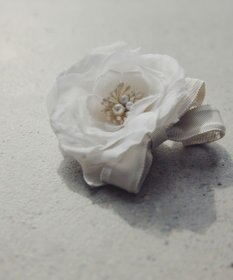 TOCCA ATELIER SENKA SHEER FLOWER COSAGE コサージュ アイボリー系