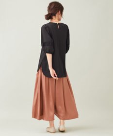 ANY 【ウエストゴム】ダルサテン スカーチョ