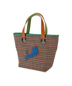 tsumori chisato CARRY ウールチェック ハンドバッグ