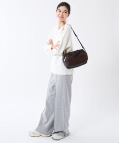 LeSportsac PUFFY MINI DUFFEL/ダークチョコレートシェルパ