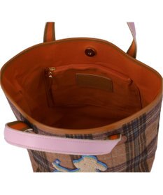tsumori chisato CARRY ウールチェック ハンドバッグ