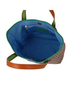 tsumori chisato CARRY ウールチェック ハンドバッグ