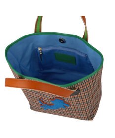 tsumori chisato CARRY ウールチェック ハンドバッグ