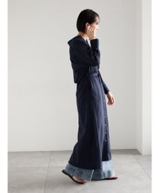 Te chichi レーヨンリネン共ベルトシャツワンピース