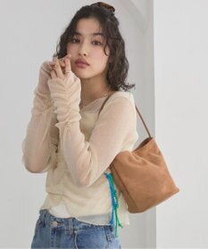WEGO 【ANGIE VINTAGE】シャーリングラメシアートップス