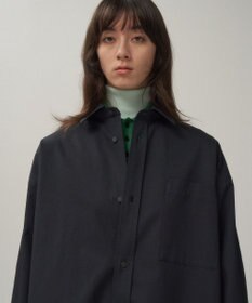 ATON ORGANIC COTTON TWILL | オーバーサイズシャツジャケット