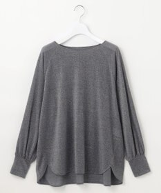 自由区 L 【洗える】ラメシアー トップス