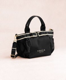 TOCCA DUAL RIBBON NYLON TOTE M トートバッグ M