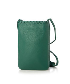 UNBILLION perche 牛革ソフト3層かがりショルダーバッグ