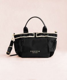 DUAL RIBBON NYLON TOTE M トートバッグ M / TOCCA | ファッション通販