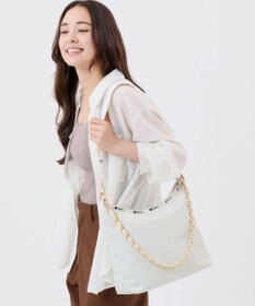 LeSportsac CHAIN MED ZIP SHOULDER/ルナキルトチェーン