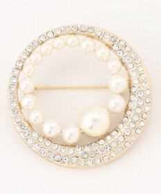 組曲 フルムーンパールブローチ