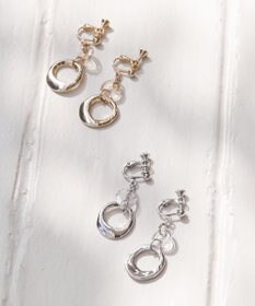 ANY SIS 【美人百花7月号掲載】トリプルリング イヤリング