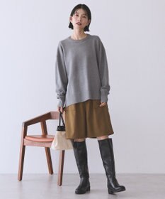 AMERICAN HOLIC 【WEB限定】バイパチサイドスリットニットプルオーバー