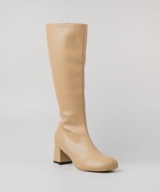 BONTRE 【PRECIEUX JOUET/プレシュウジュエ】オブリークジップロングブーツ