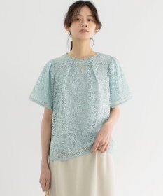 組曲 フラワーレース ブラウス