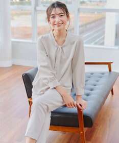 Tiaclasse 【小倉優子さん着用・ダブルクロス・洗える】テーパードパンツ