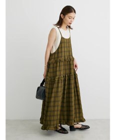 Green Parks ・Ｐｅｔｉｔ　Ｆｌｅｕｒ　フリルティアードキャミワンピ