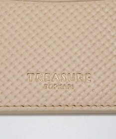 TOPKAPI 【TREASURE TOPKAPI】クロスエンボス レザー パスケース
