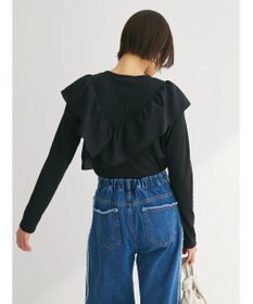 Green Parks ・ＳＵＧＡＲ　ＳＰＯＯＮ　アシンメトリーフリルロンＴＥＥ