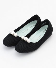 TOCCA 【軽量・撥水・お洗濯可・選べるシュークリップ】steppi×TOCCA BALLET PUMPS パンプス