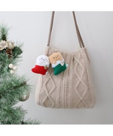 Mother garden しろたん クリスマス靴下キーホルダー 《しろたん》 単品