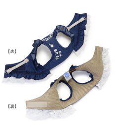 PET PARADISE ペットパラダイス デニムフリルハーネス ＳＭ